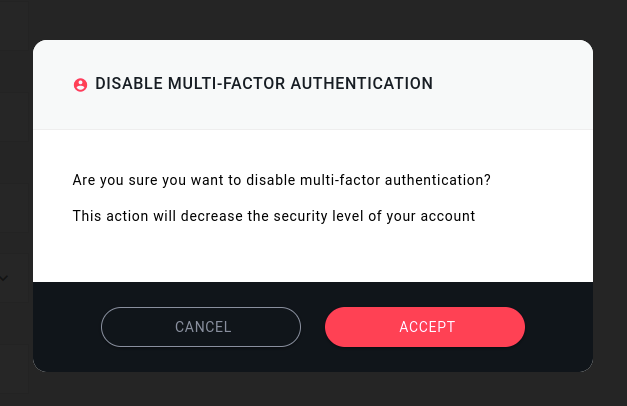 QR Disable