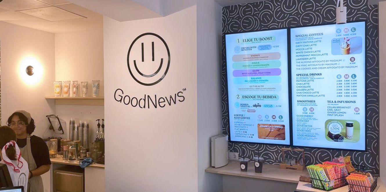 Digital Signage at GoodNews with Nsign.tv